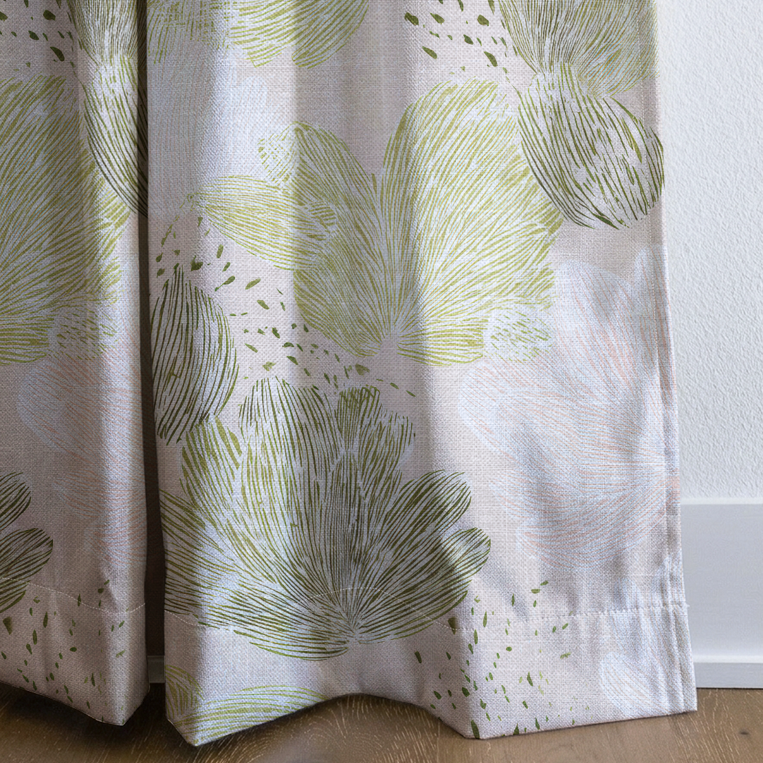 Spring Tonic - Drapery — corner closeup