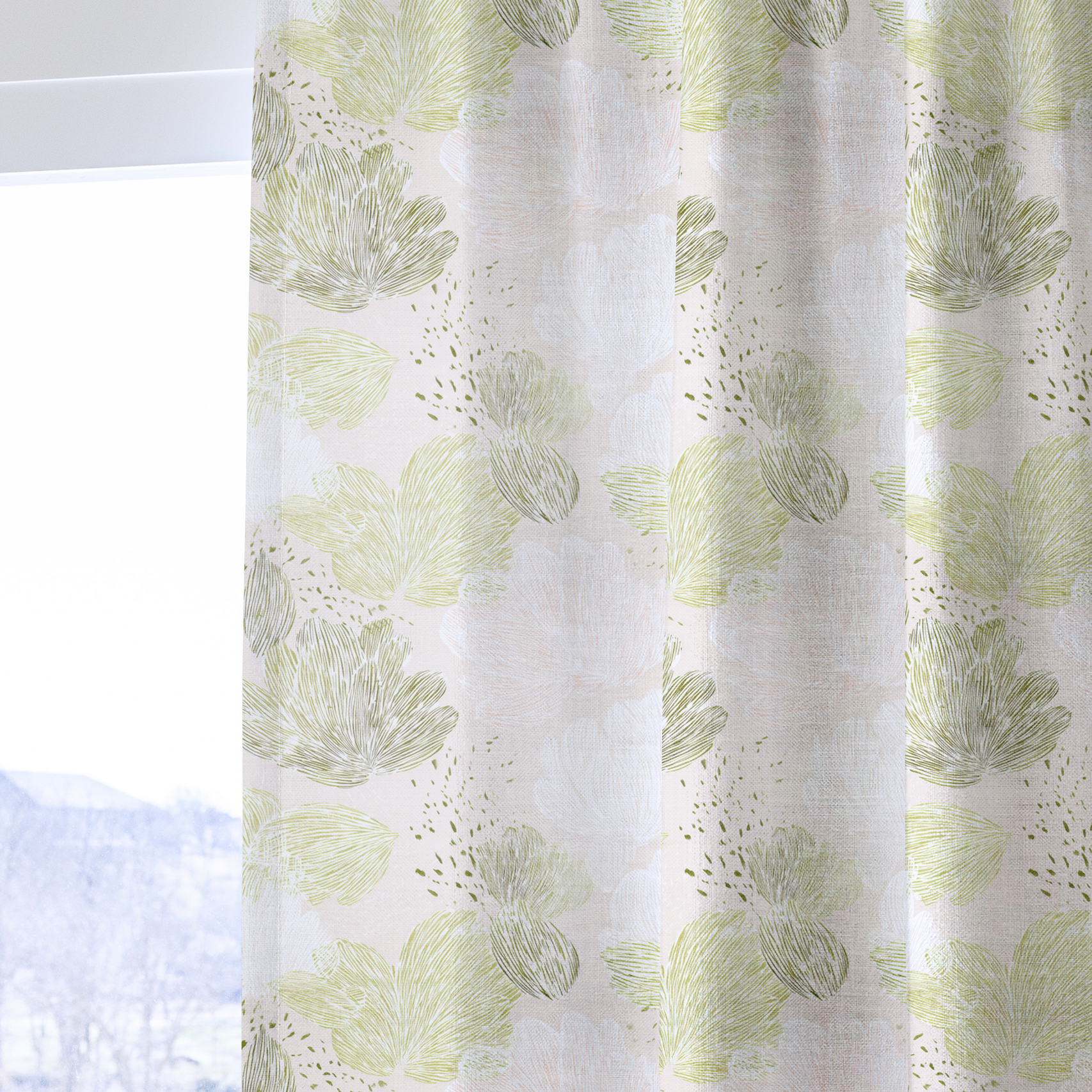 Spring Tonic - Drapery — one panel