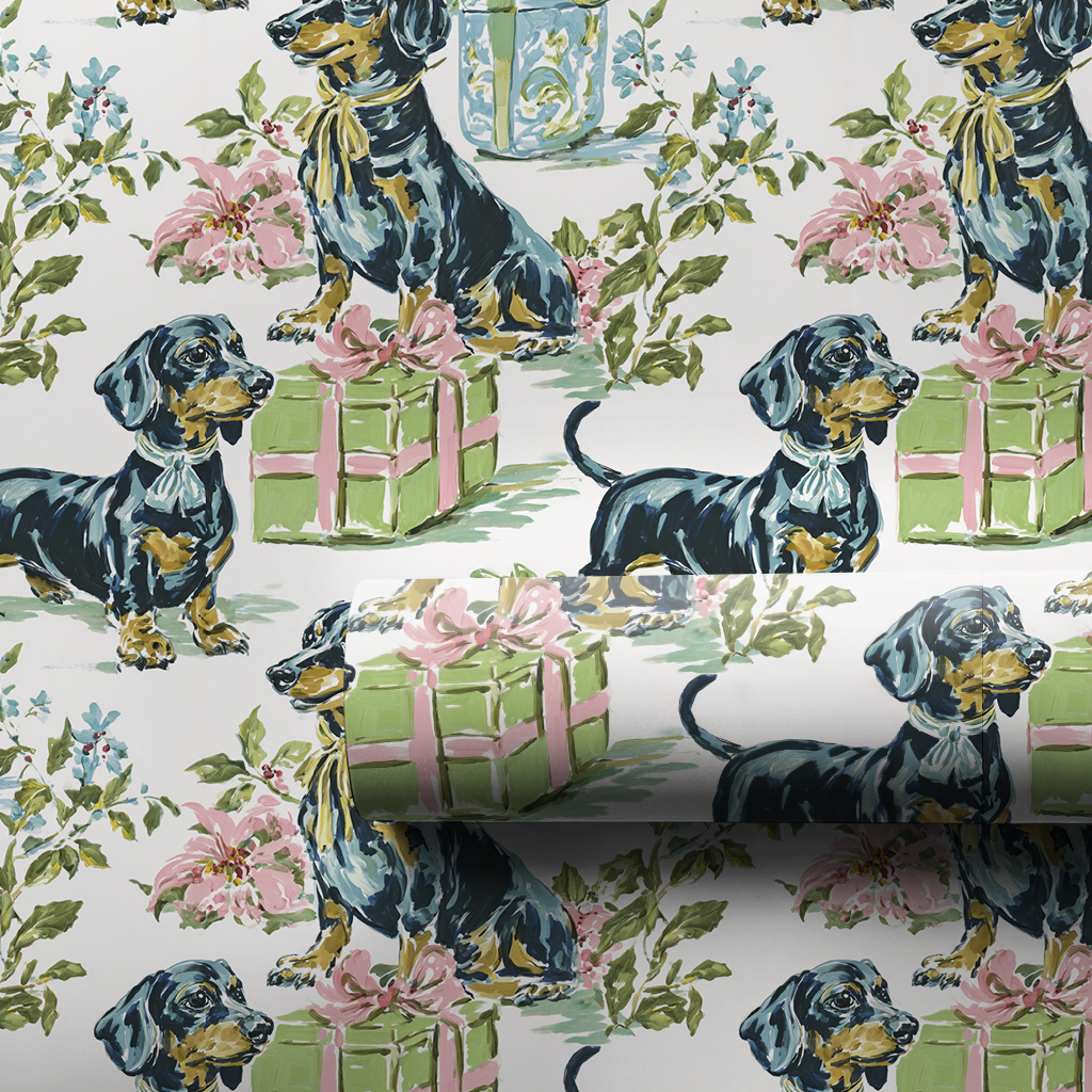 Present Green - Wrapping Paper