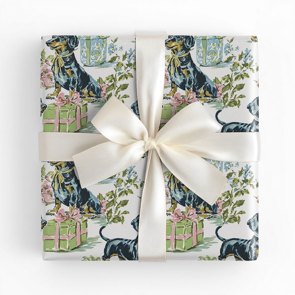 Present Green - Wrapping Paper