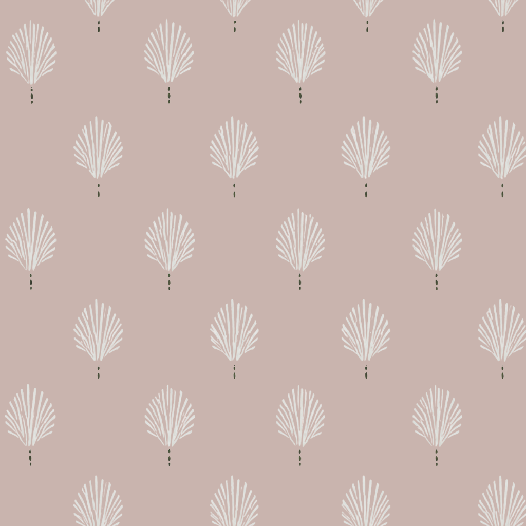 Loose Stems Petaline Block Print Wallpaper