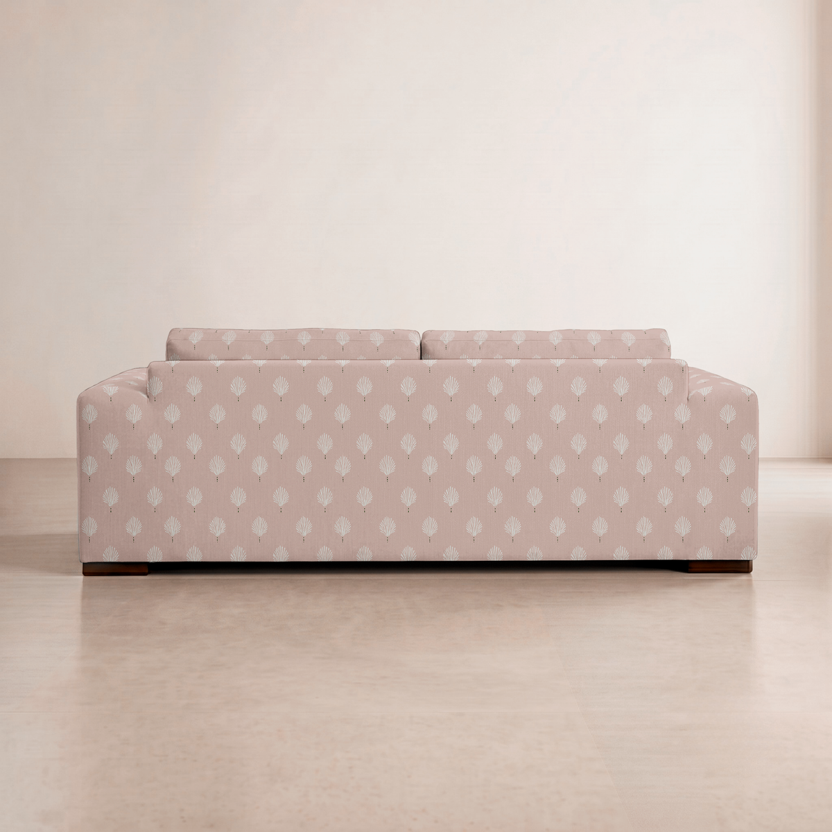 The Christopher Sofa in Loose Stems Petaline Block Print