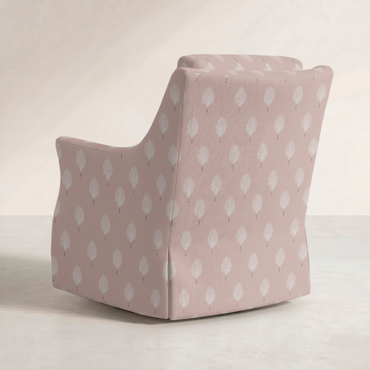 The Eleanor Chair in Loose Stems Petaline Block Print