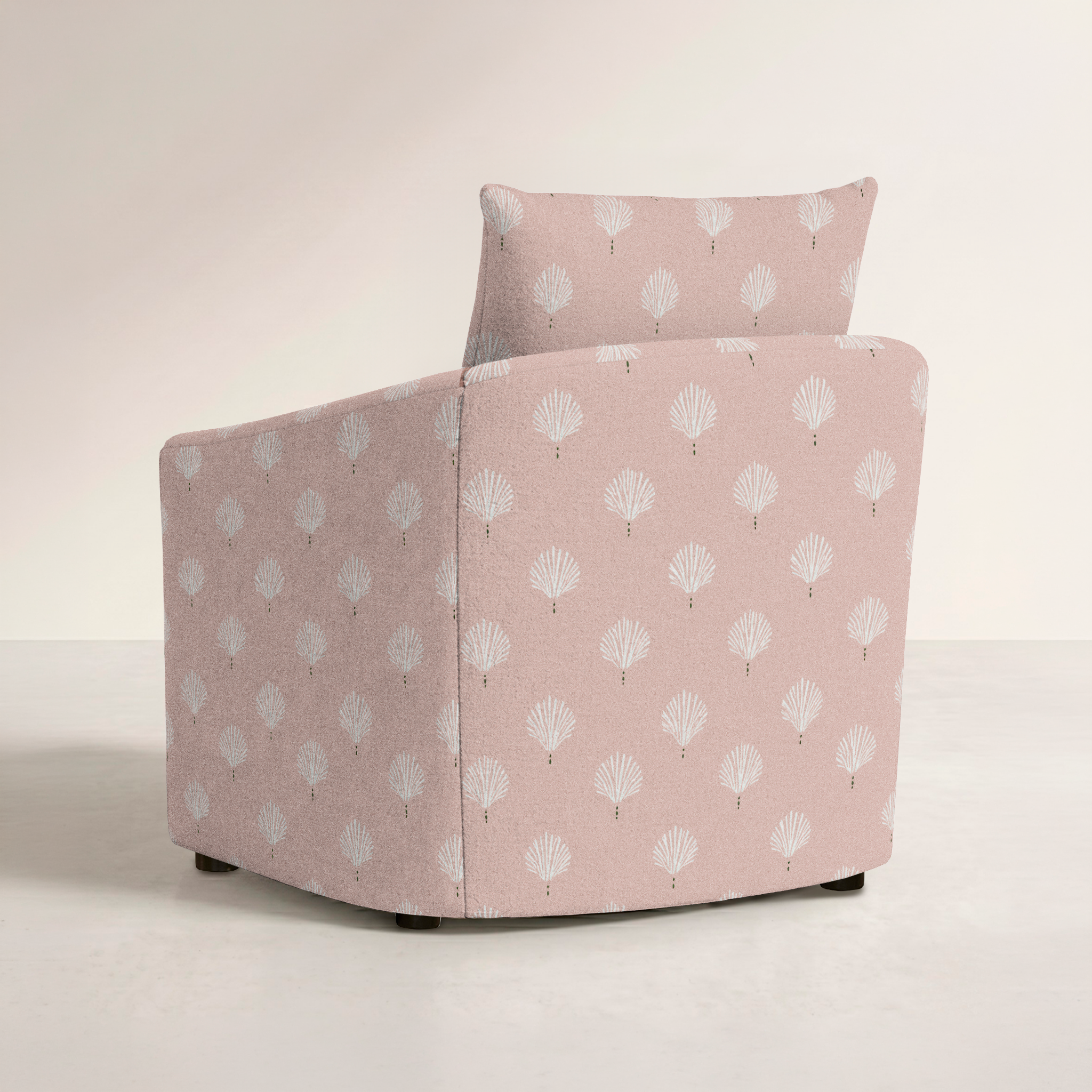 The Grace Chair in Loose Stems Petaline Block Print