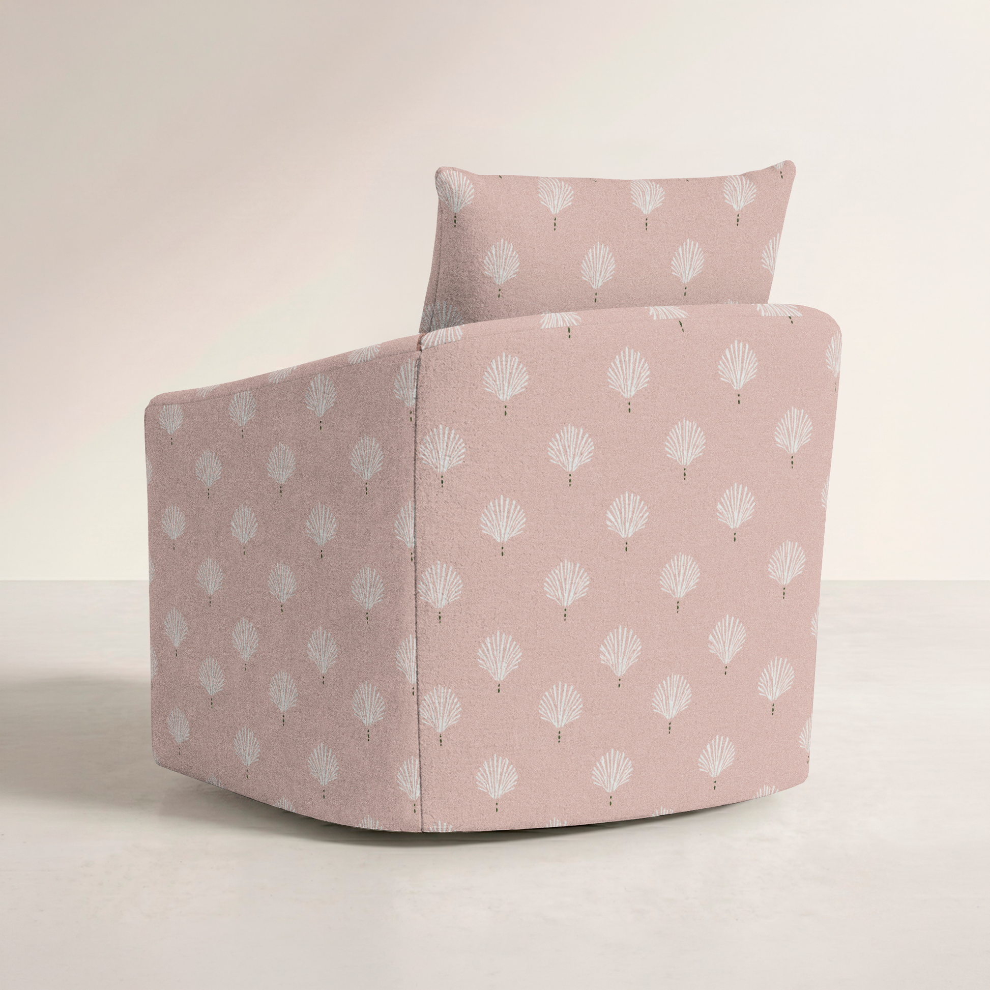 The Grace Chair in Loose Stems Petaline Block Print