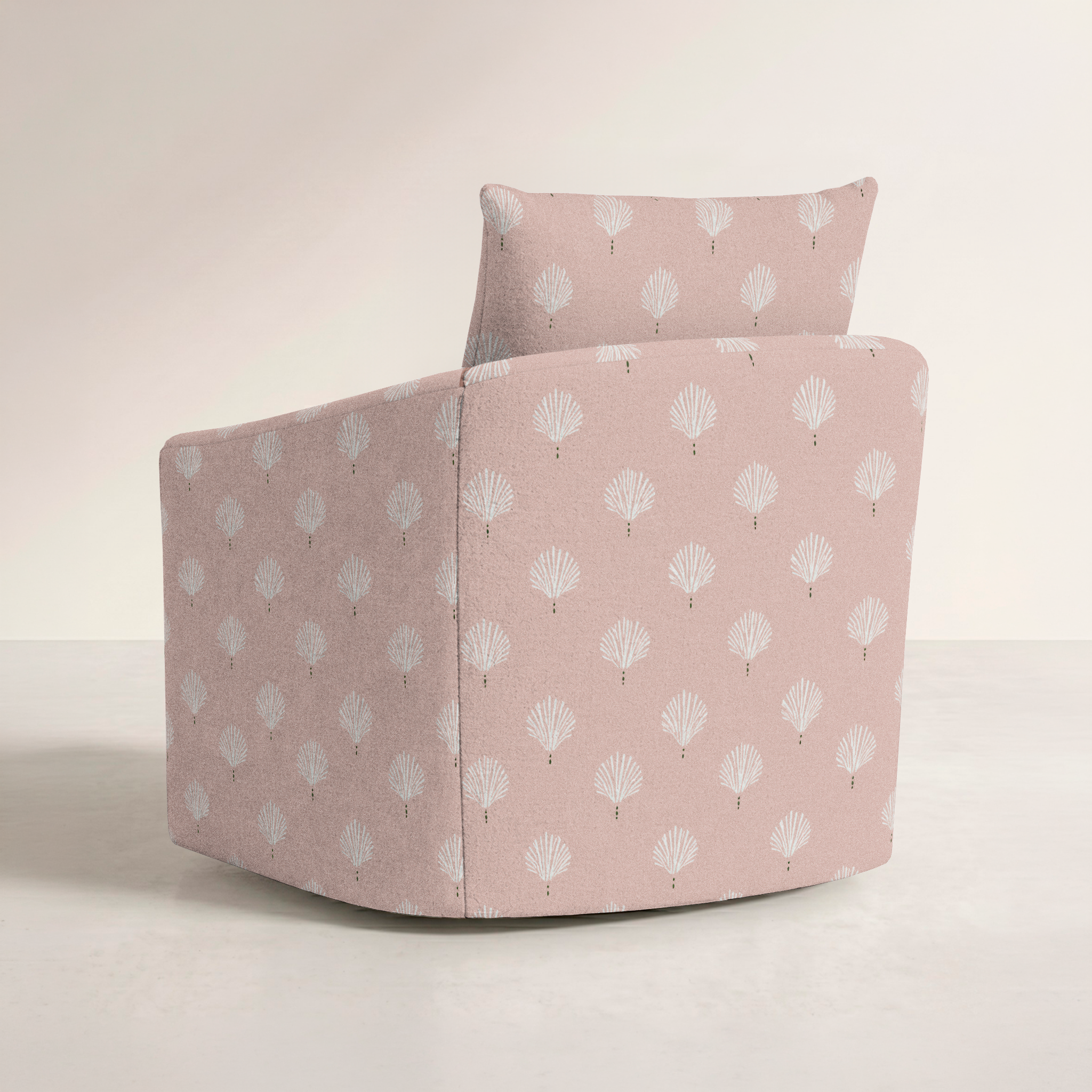 The Grace Chair in Loose Stems Petaline Block Print