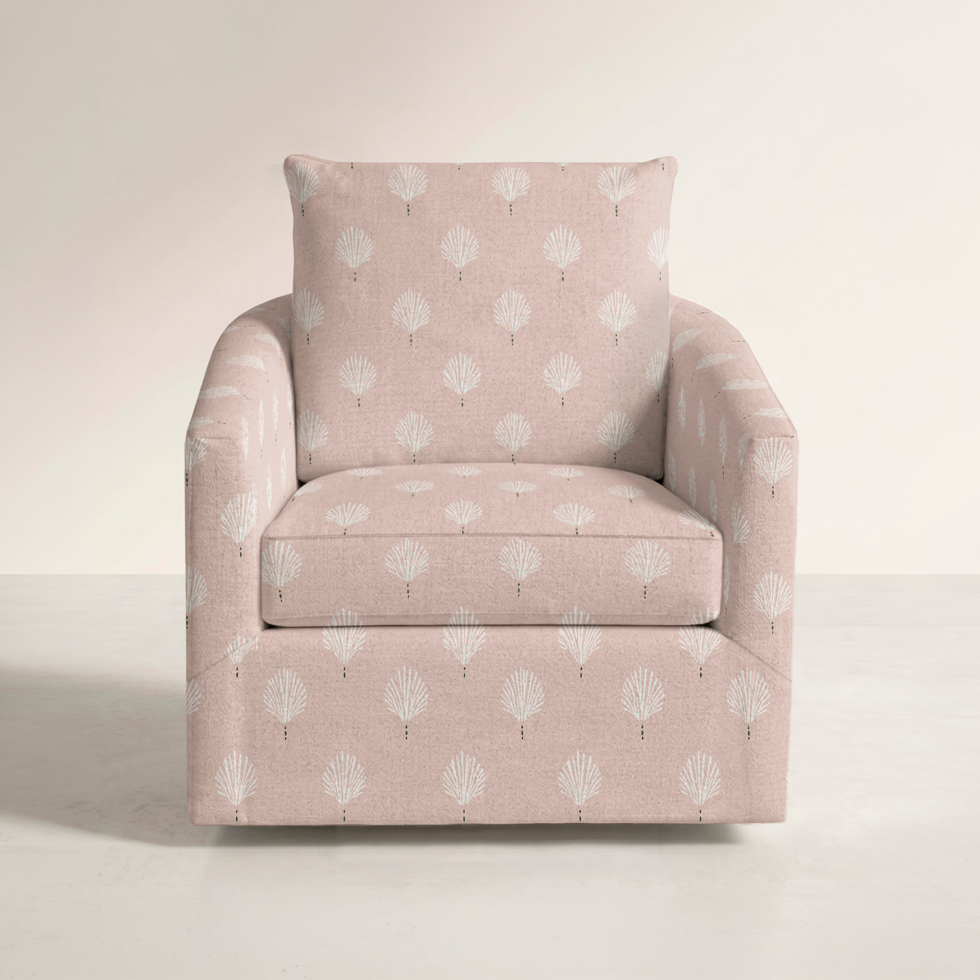 The Grace Chair in Loose Stems Petaline Block Print
