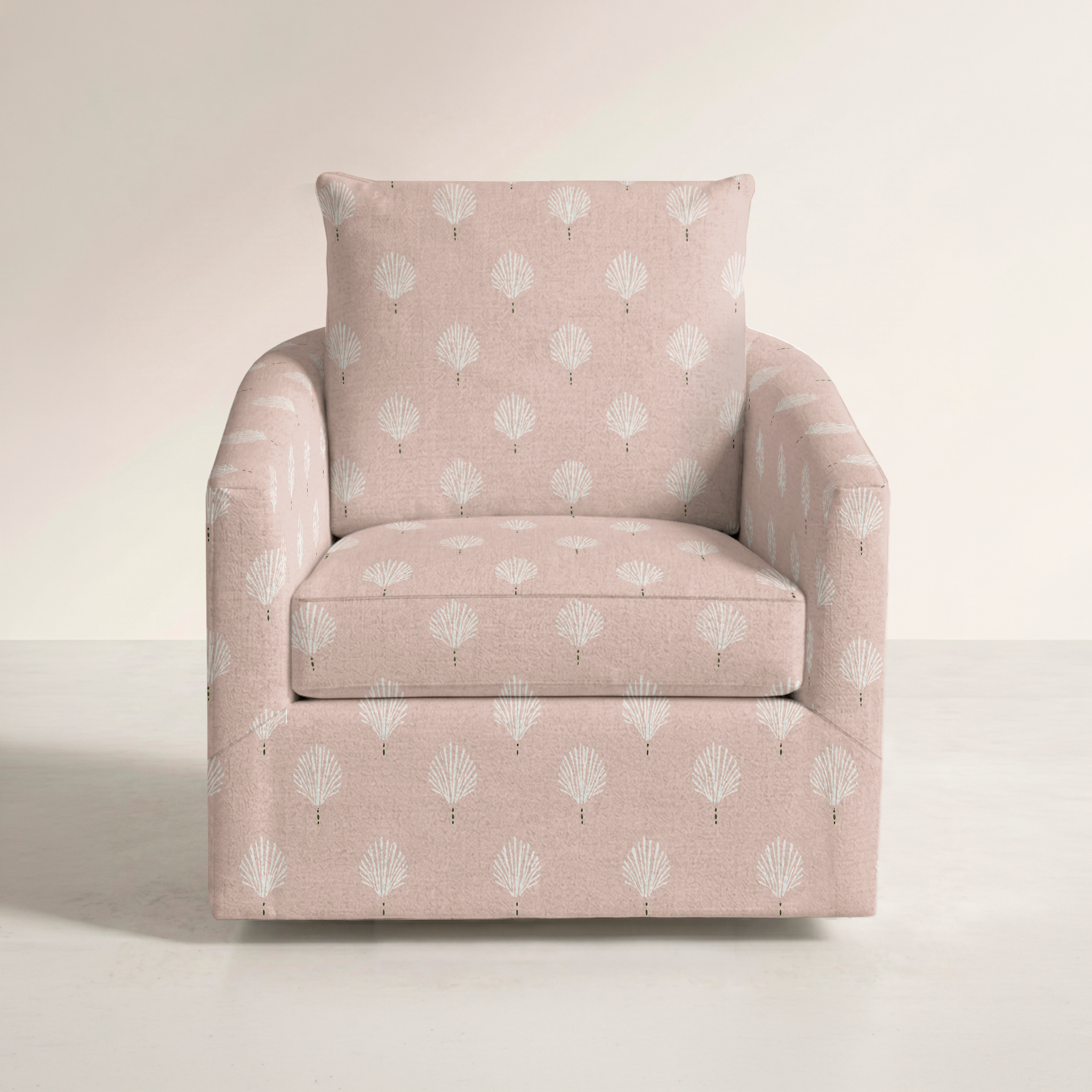 The Grace Chair in Loose Stems Petaline Block Print
