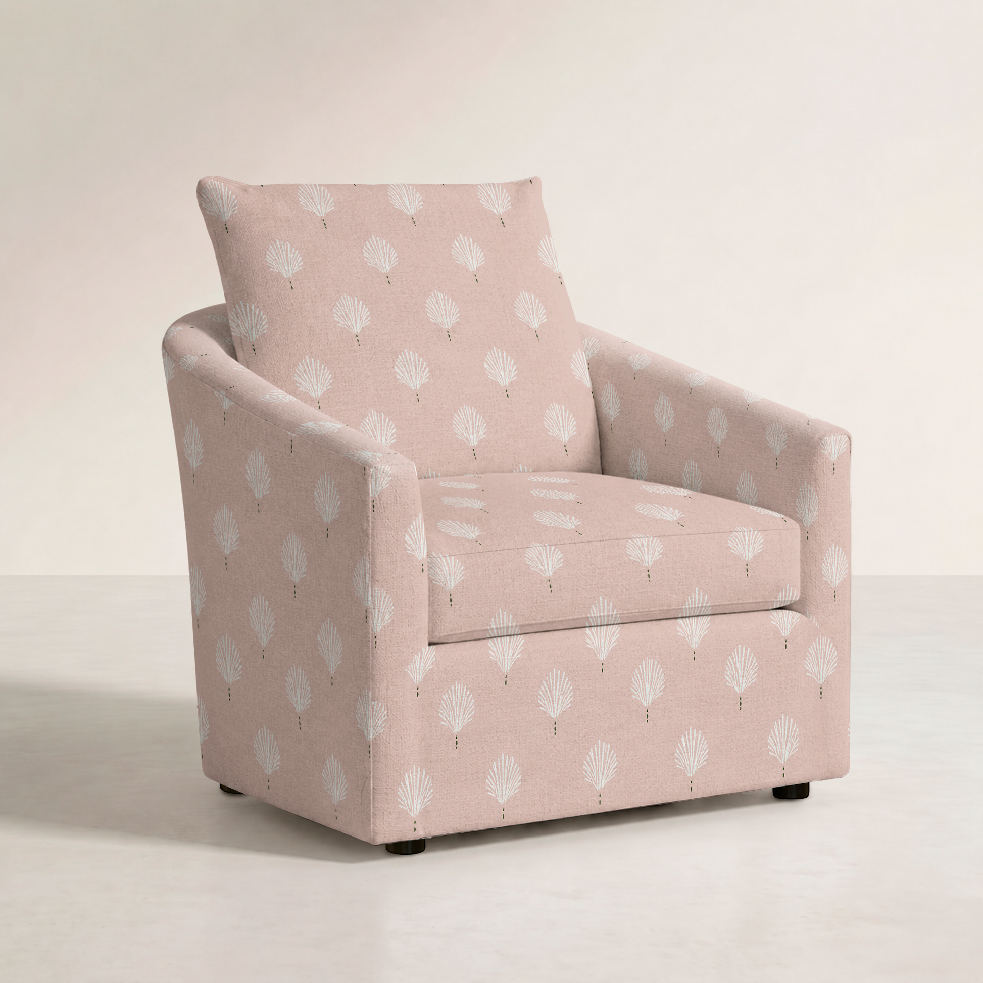 The Grace Chair in Loose Stems Petaline Block Print