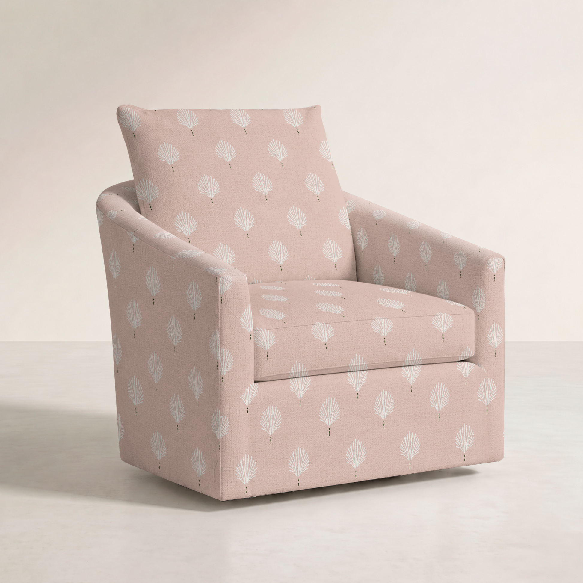 The Grace Chair in Loose Stems Petaline Block Print