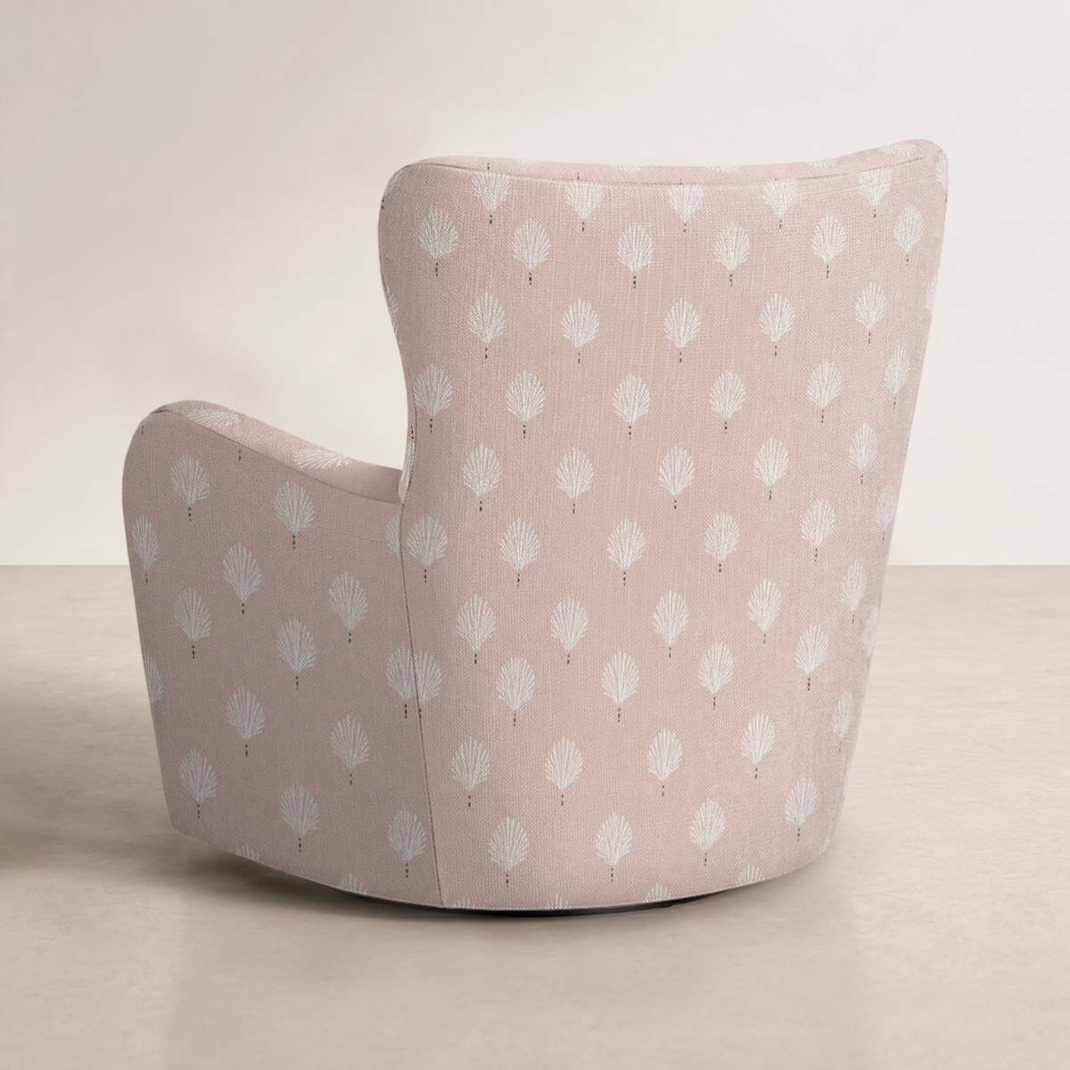 The Winston Chair in Loose Stems Petaline Block Print