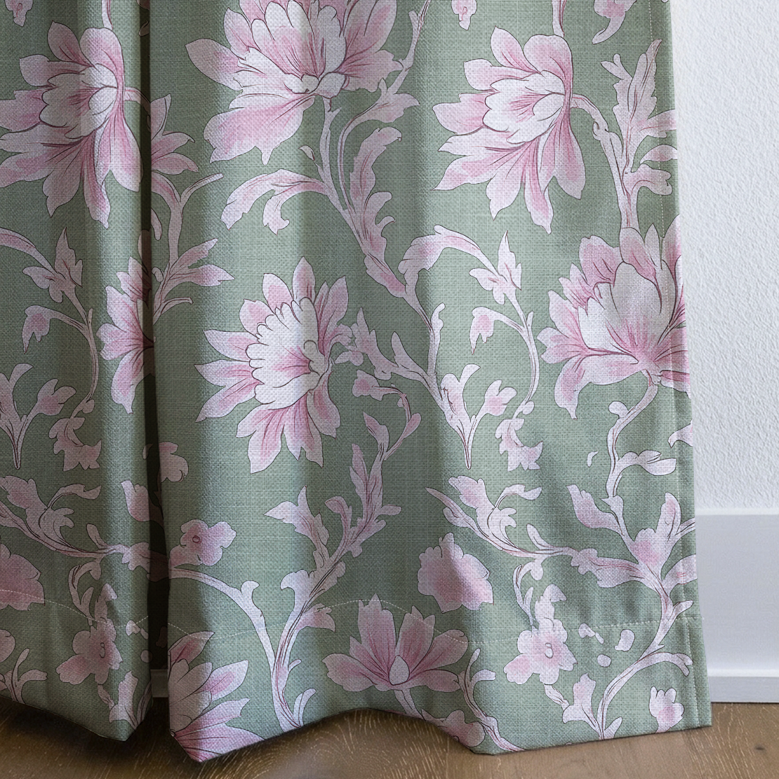 Wildflower Riddle - Drapery — corner closeup