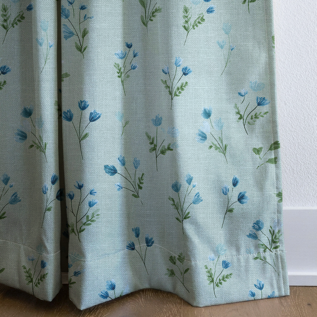 Misty Flora - Drapery — corner closeup