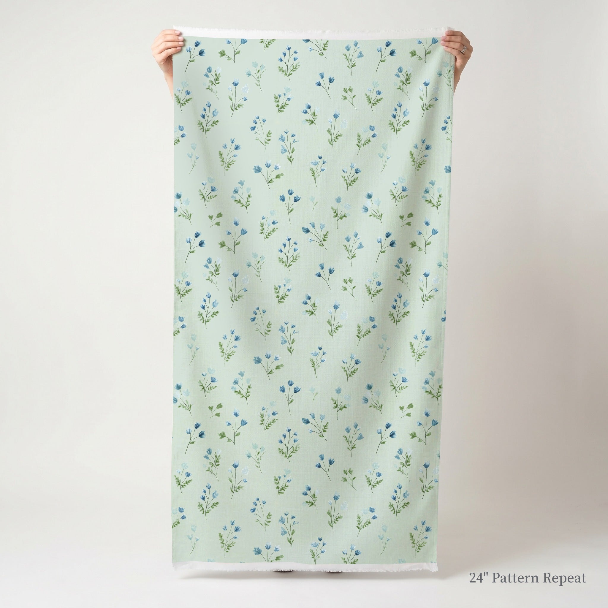 Misty Flora Fabric by the Yard