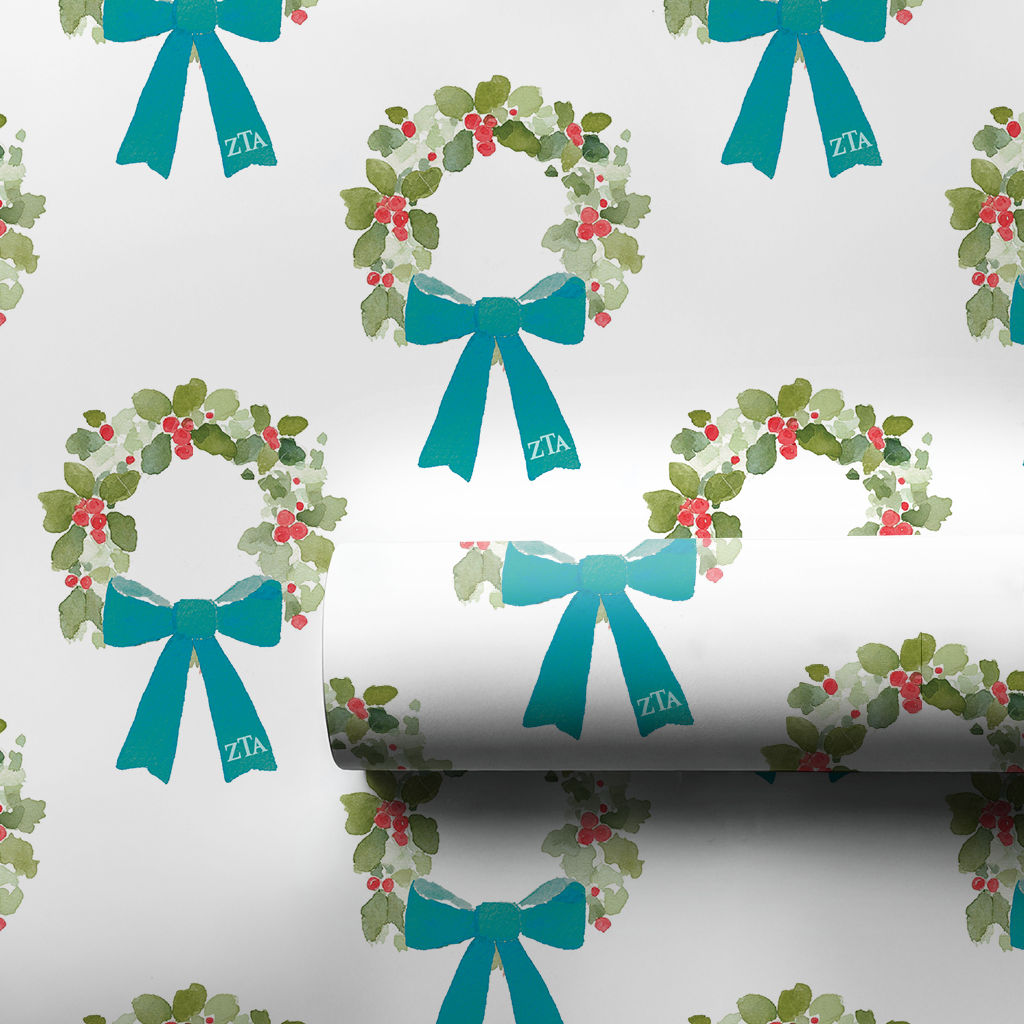 Zeta Noel Wreath - Wrapping Paper