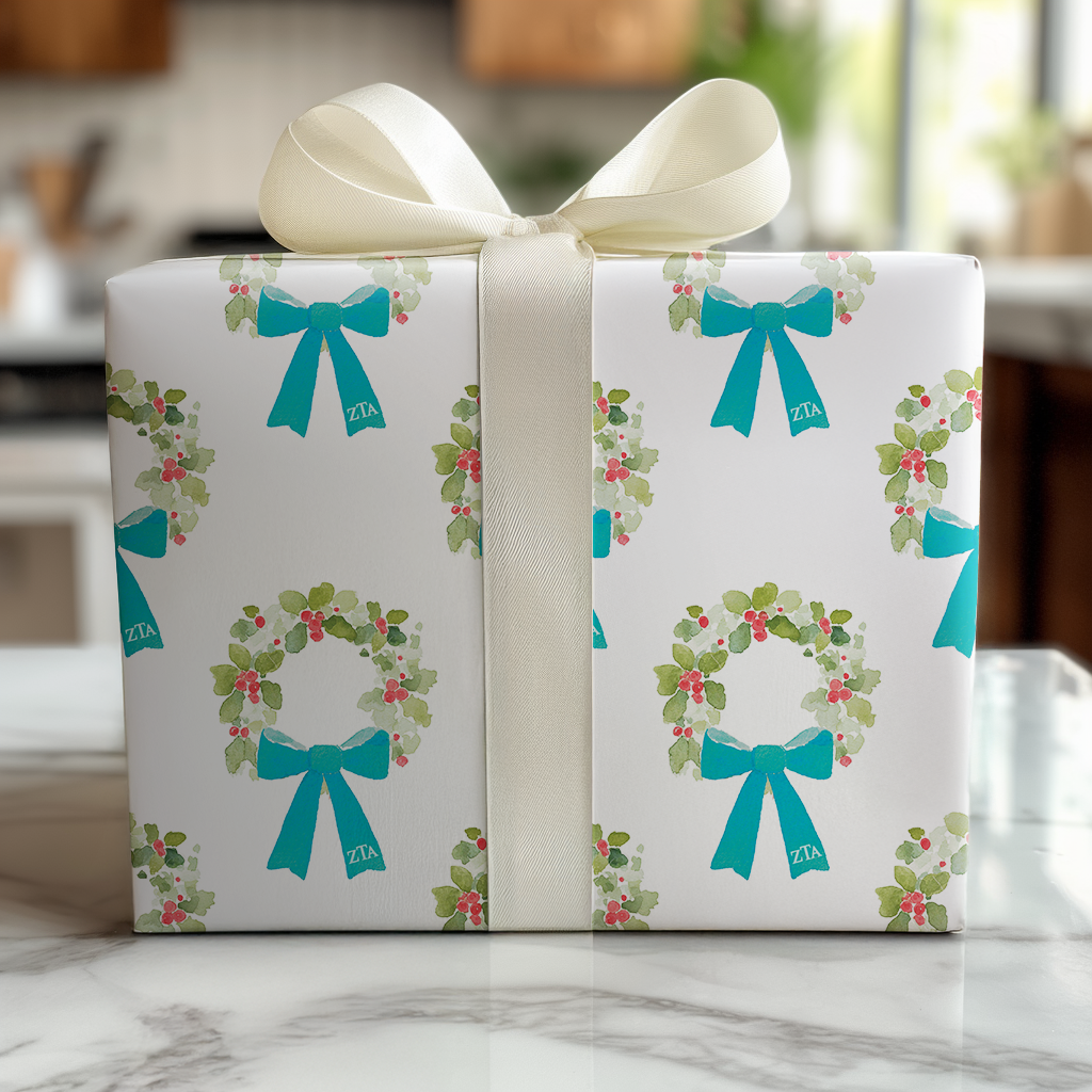 Zeta Noel Wreath - Wrapping Paper