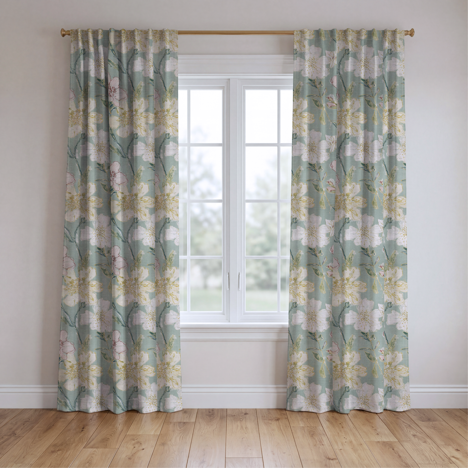 Tansy - Drapery — two panels