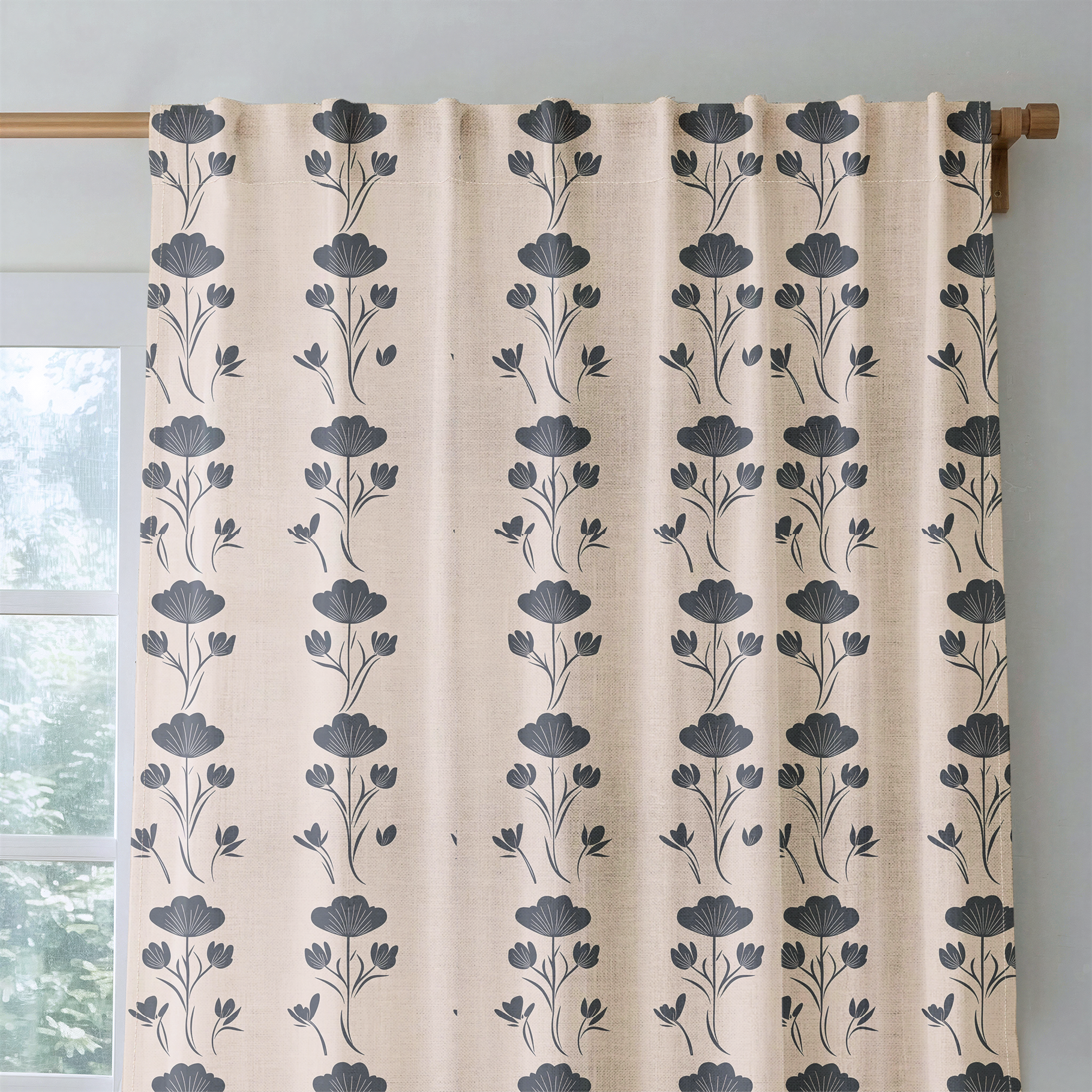 June - Drapery — rod
