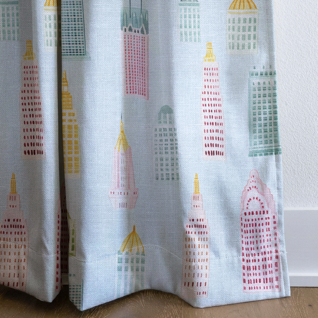 Concrete Jungle - Drapery — corner closeup