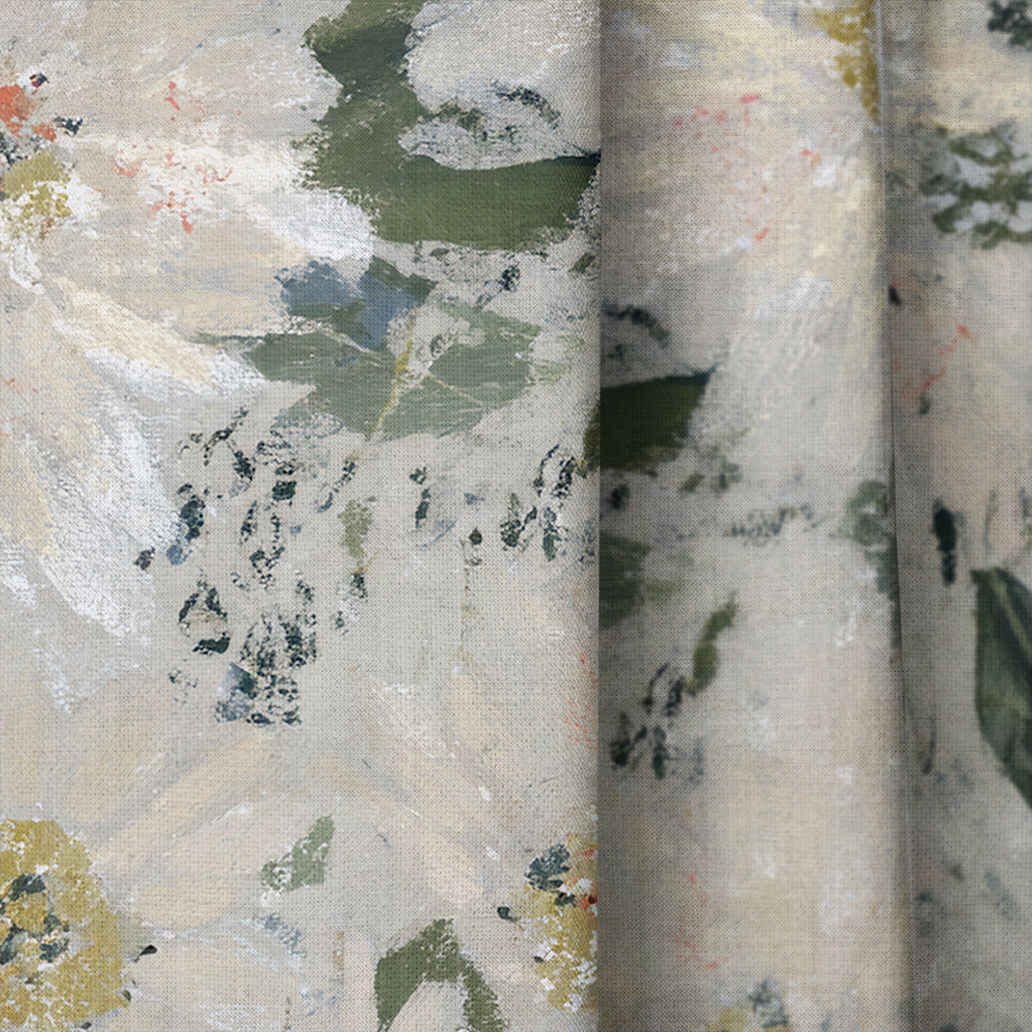 The Grey Meadow - Drapery — close up