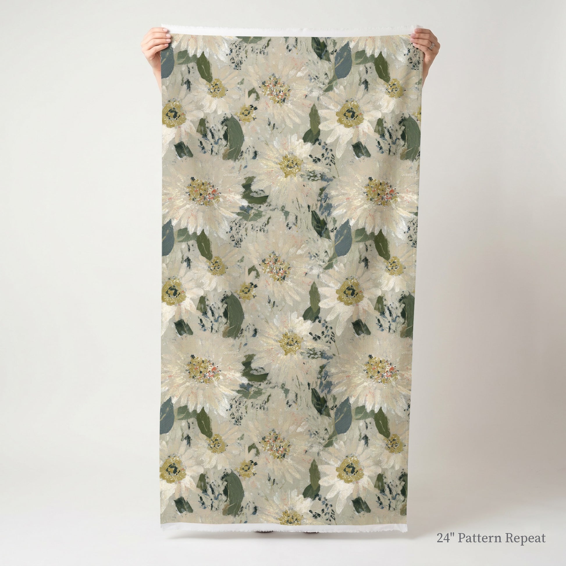 The Grey Meadow Fabric by the Yard