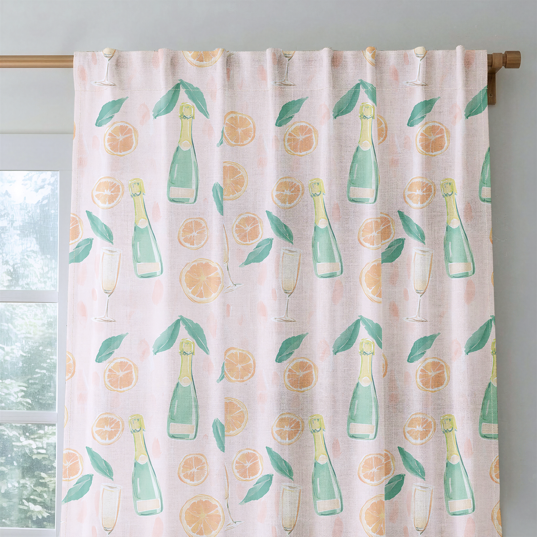 Mimosa Mornings - Drapery — rod