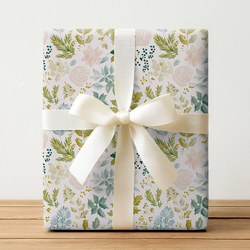 Noel Floral - Wrapping Paper