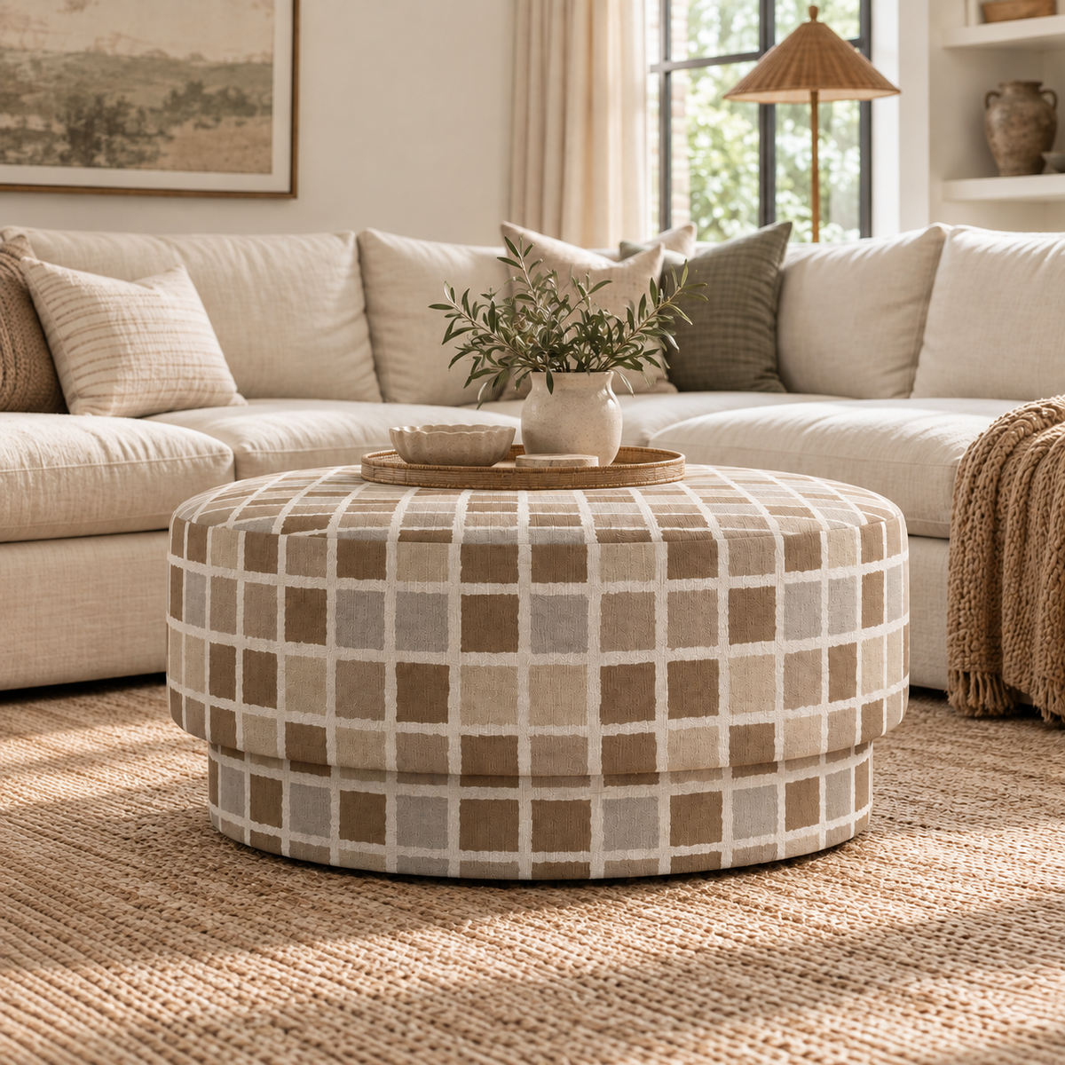 The Adelaide Ottoman in Thistle Hill