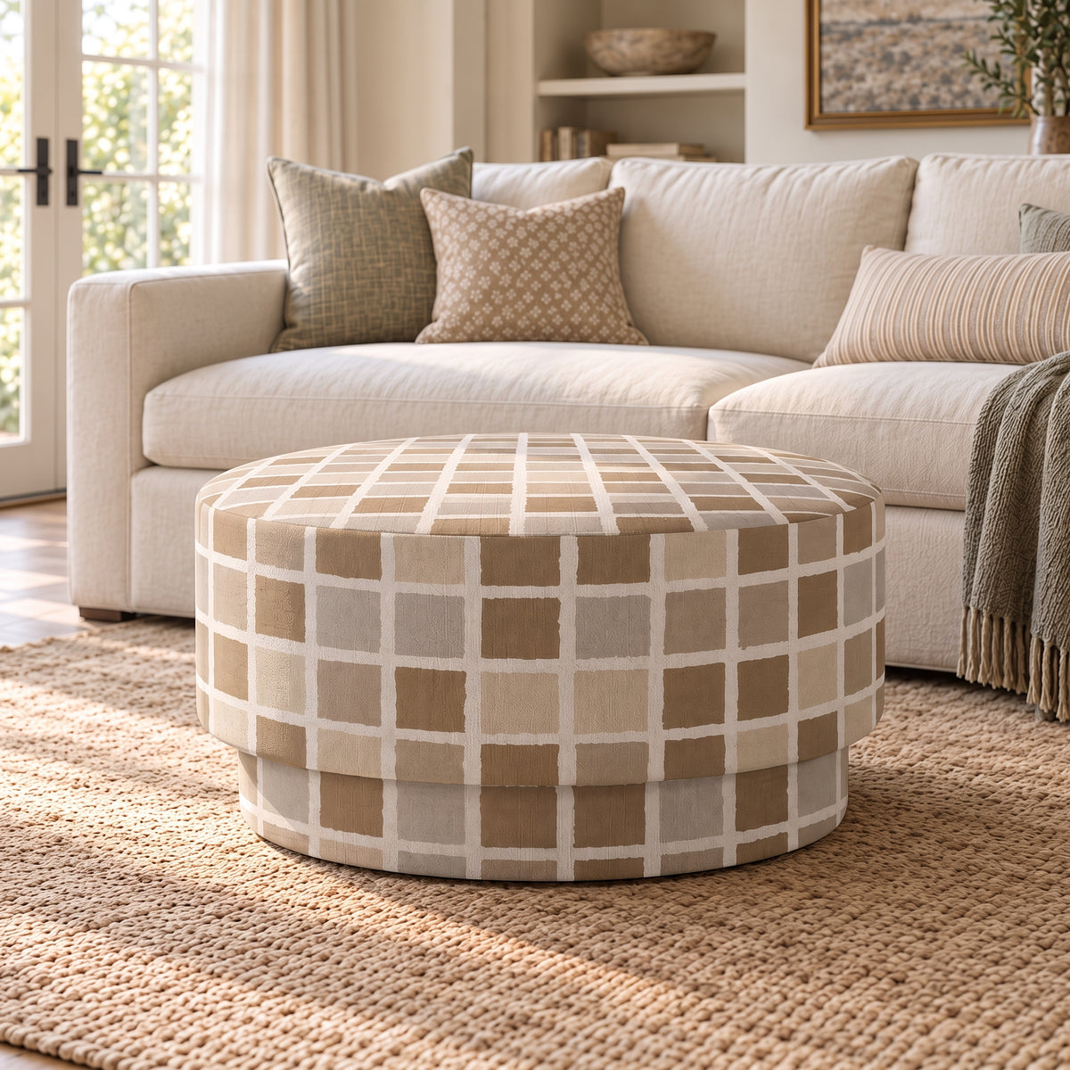 The Adelaide Ottoman in Thistle Hill