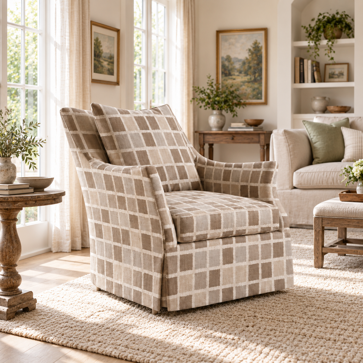 The Eleanor Chair in Thistle Hill