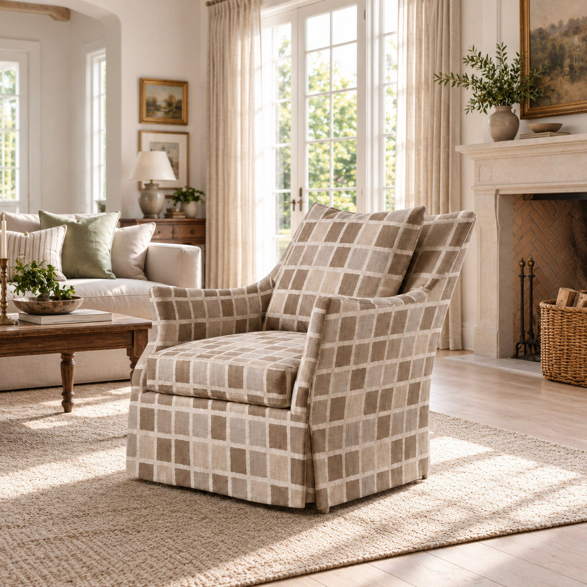 The Eleanor Chair in Thistle Hill