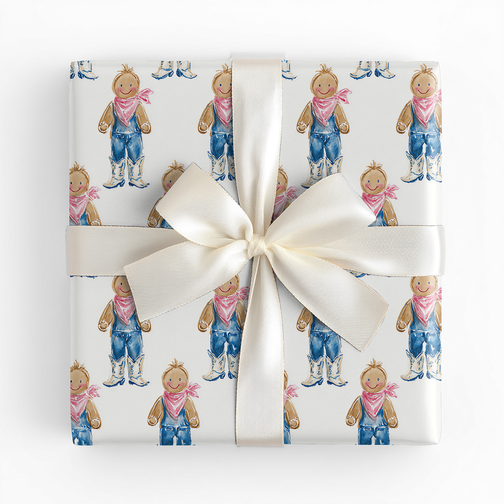 Country Gingerbread Christmas - Wrapping Paper