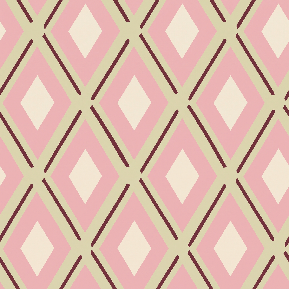 Harlequin Rose Wallpaper