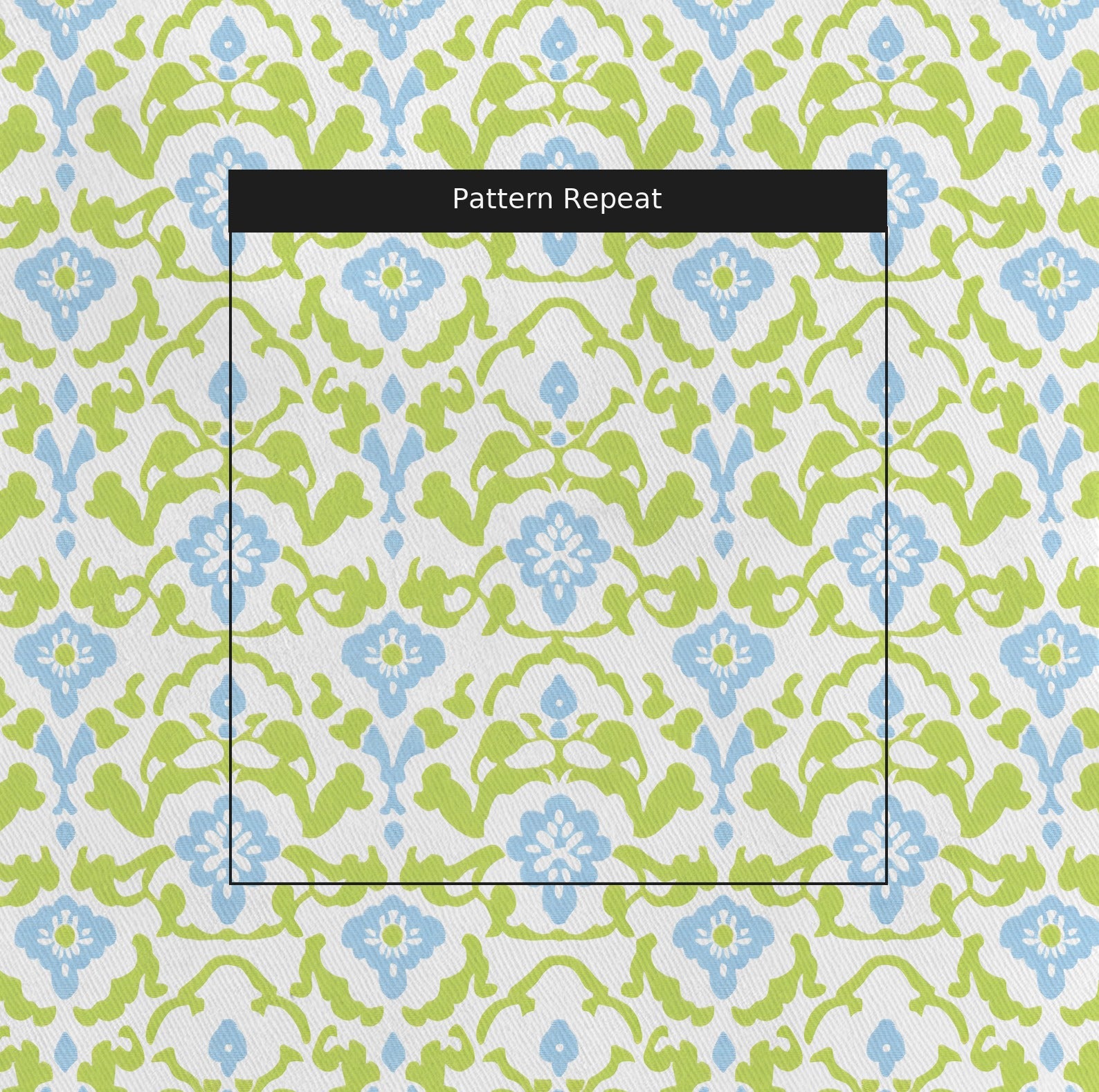 William Fabric by the Yard — pattern repeat