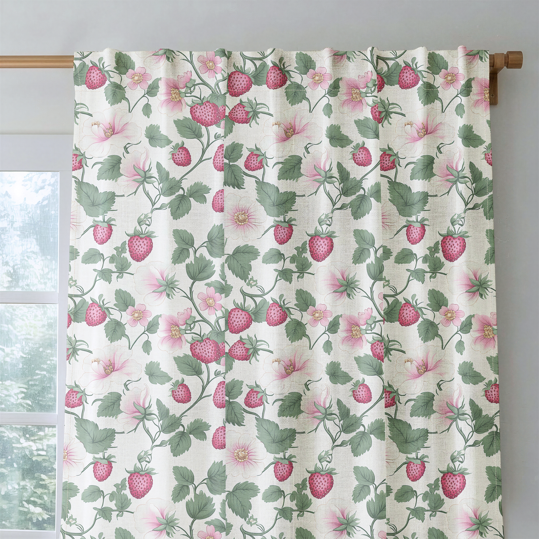 Strawberry Shortcake - Drapery — rod
