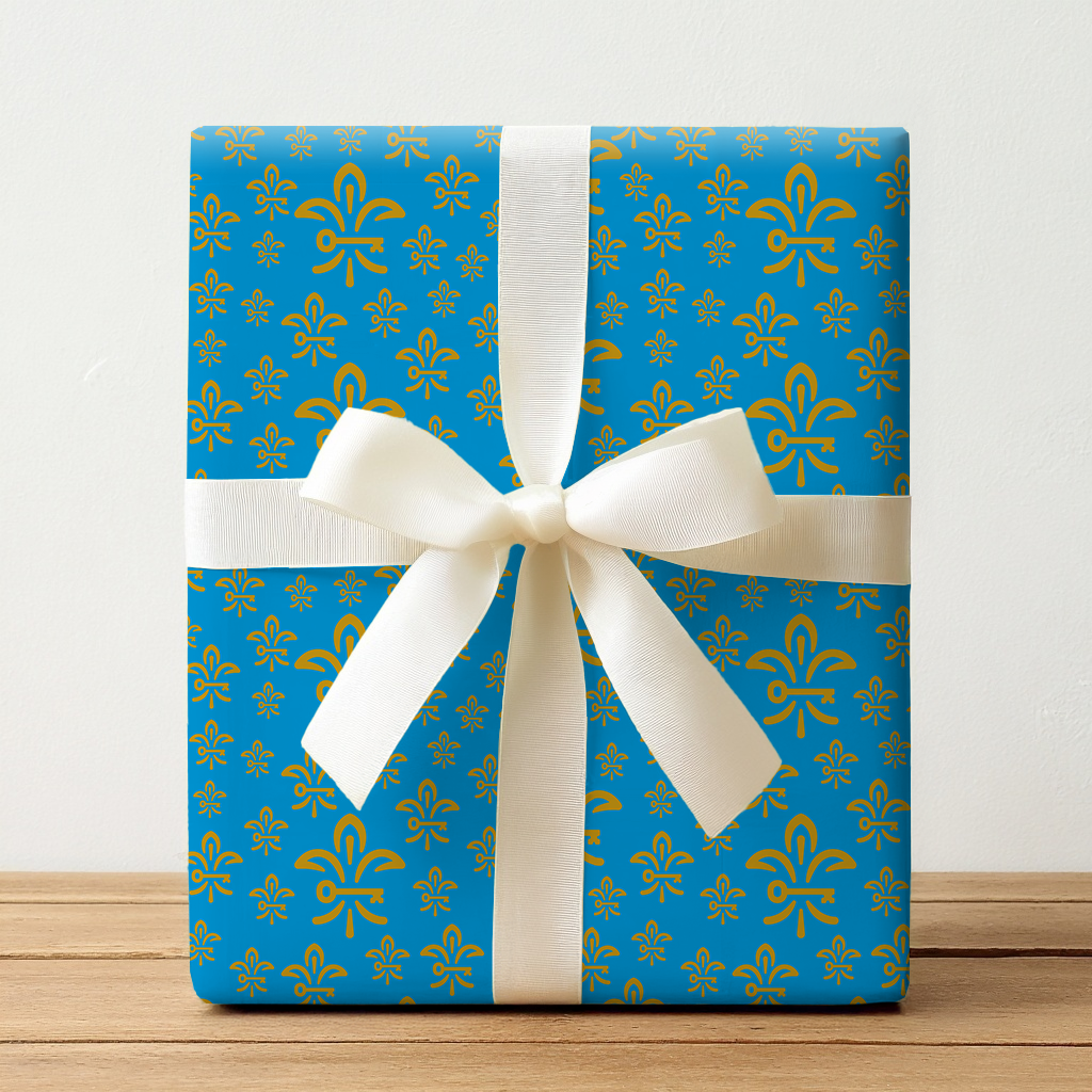 Royal Blue & Gold - Wrapping Paper