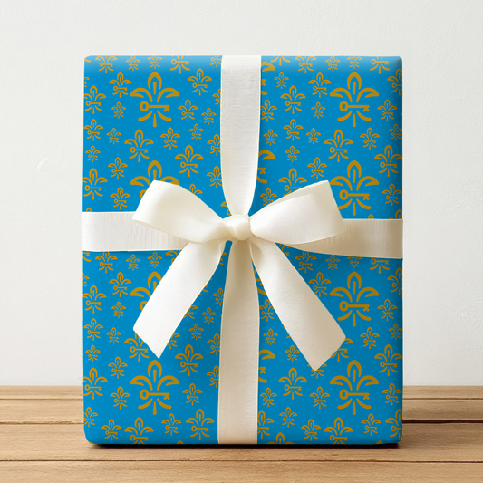 Royal Blue & Gold - Wrapping Paper