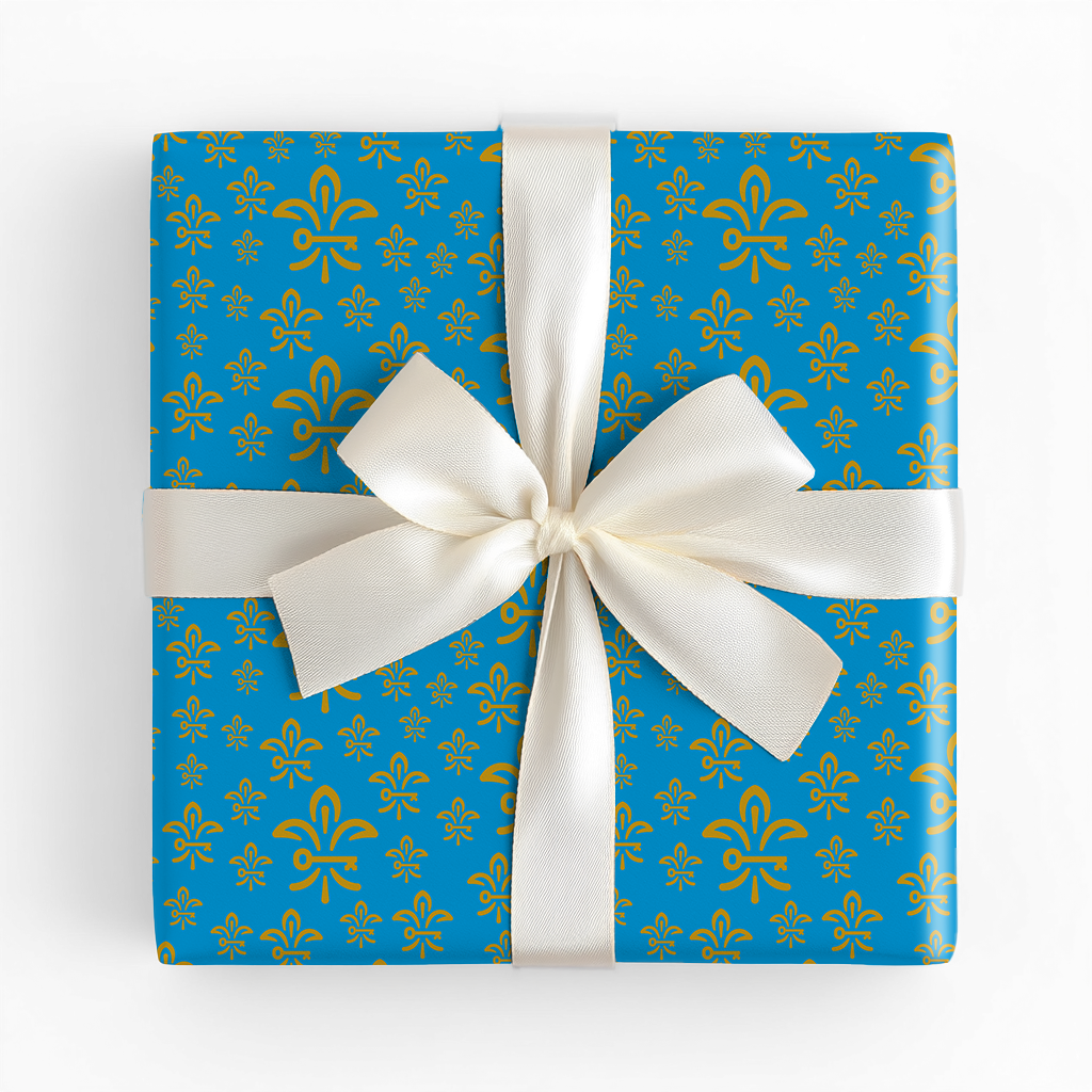 Royal Blue & Gold - Wrapping Paper