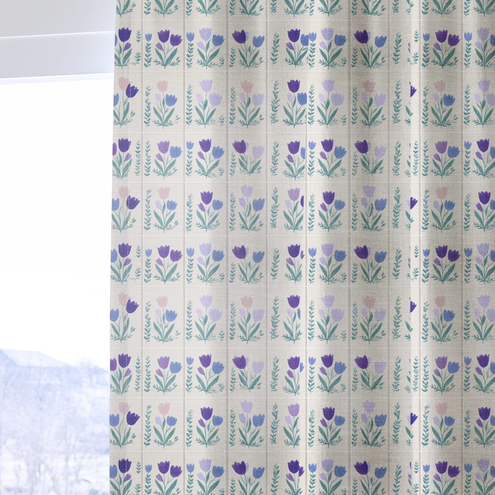Garden Panel - Drapery — one panel