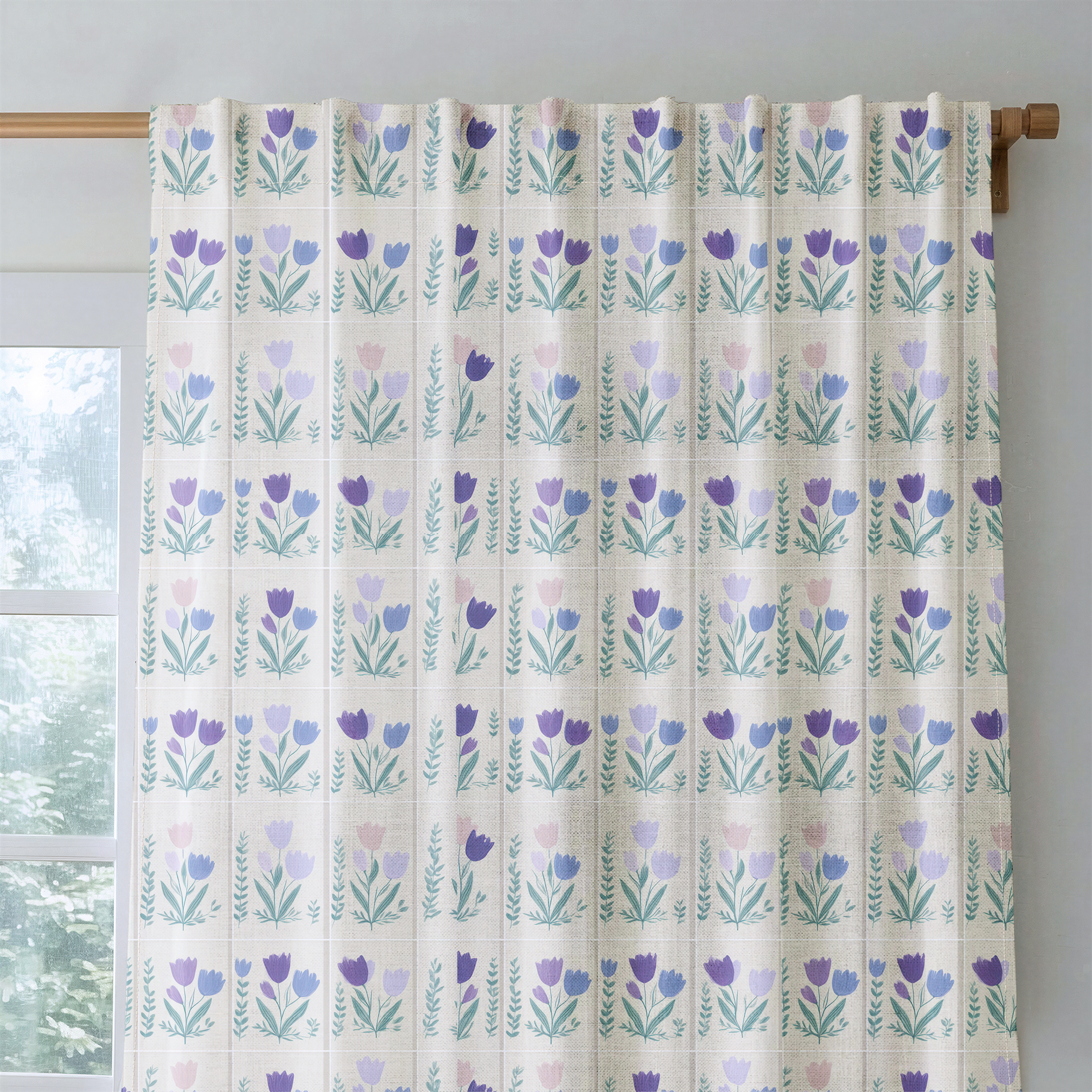 Garden Panel - Drapery — rod