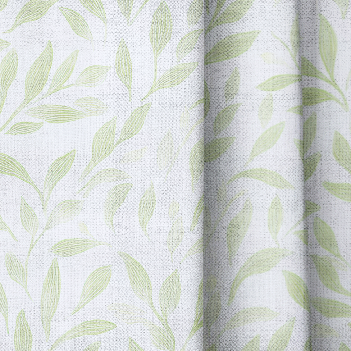 Fall Green - Drapery — close up