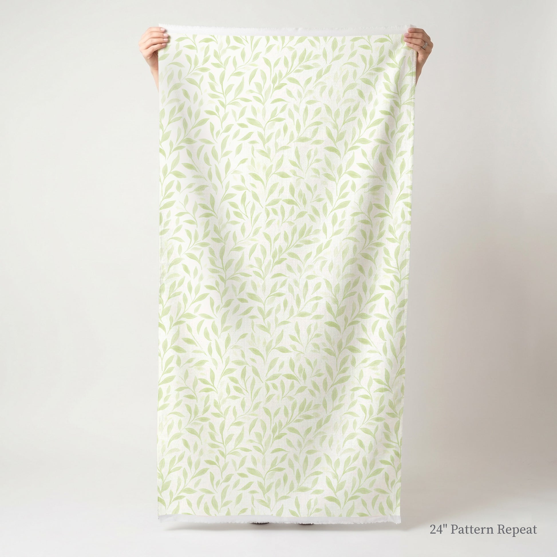 Fall Green Fabric by the Yard