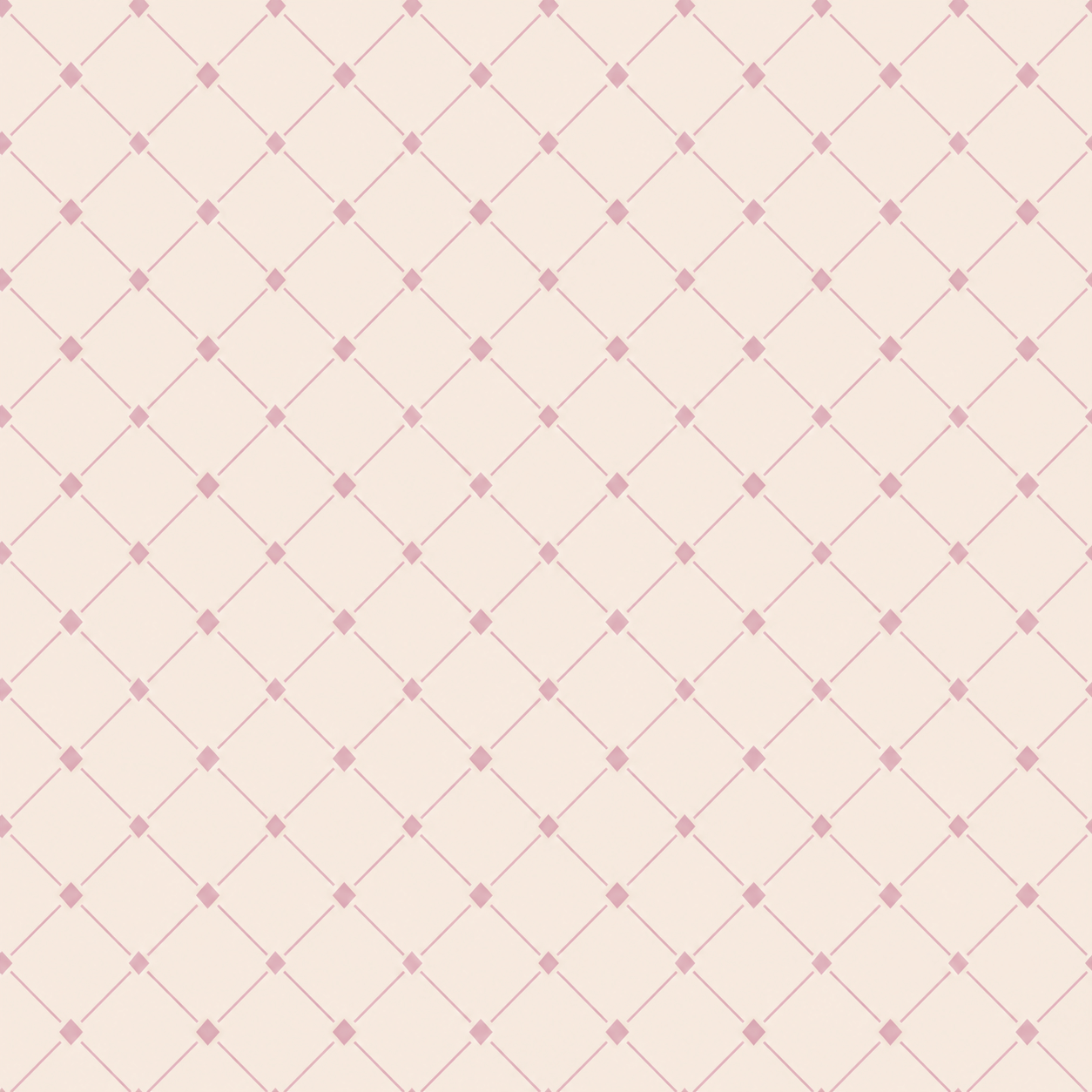 Bellagio Blush Linen Lattice Wallpaper