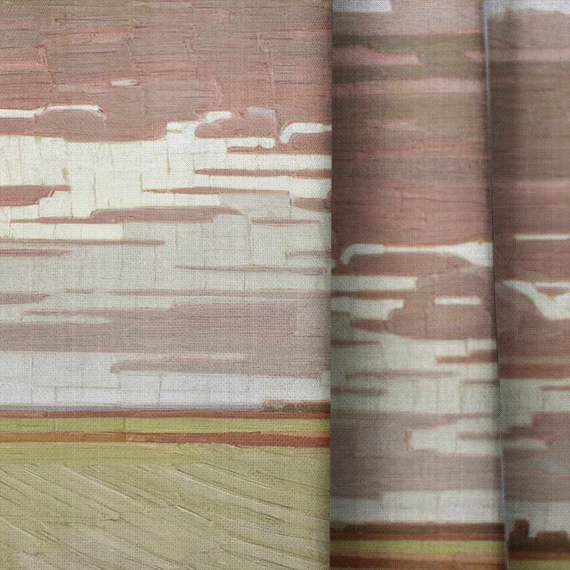 Saffron Sky - Drapery — close up
