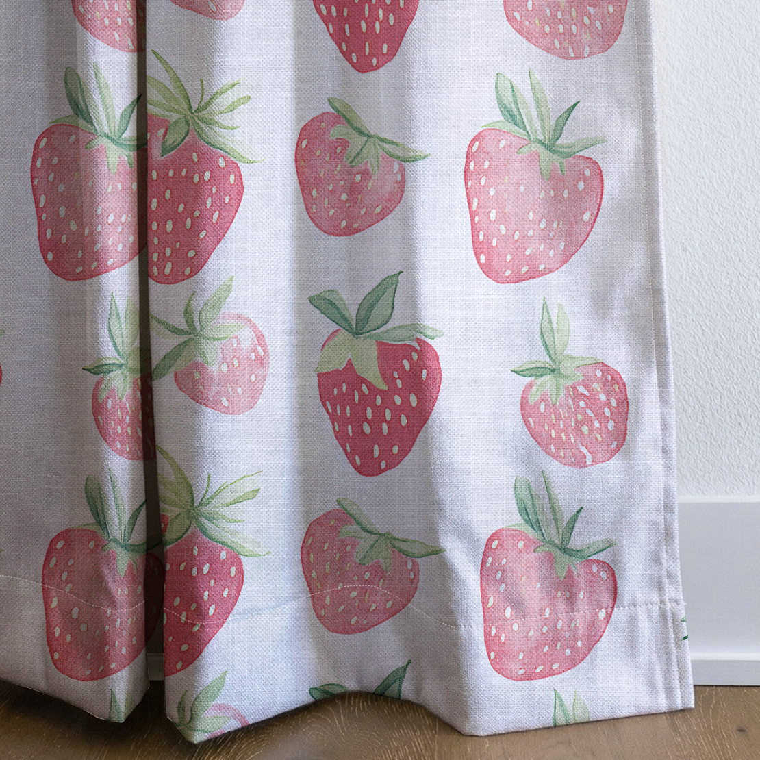 Berry Sweet - Drapery — corner closeup