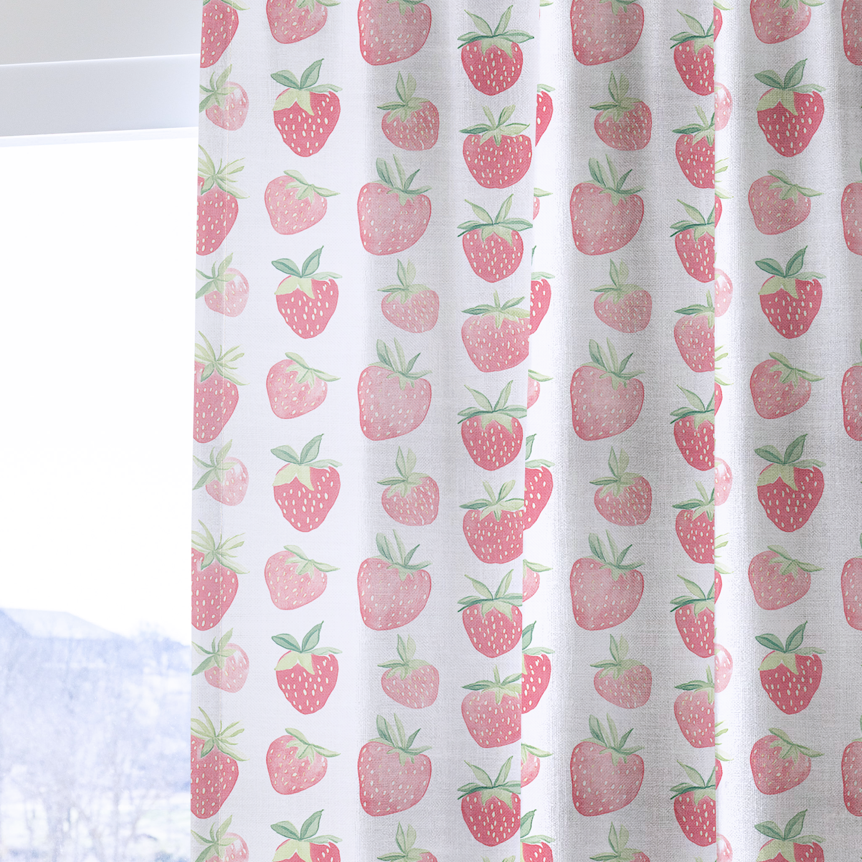 Berry Sweet - Drapery — one panel