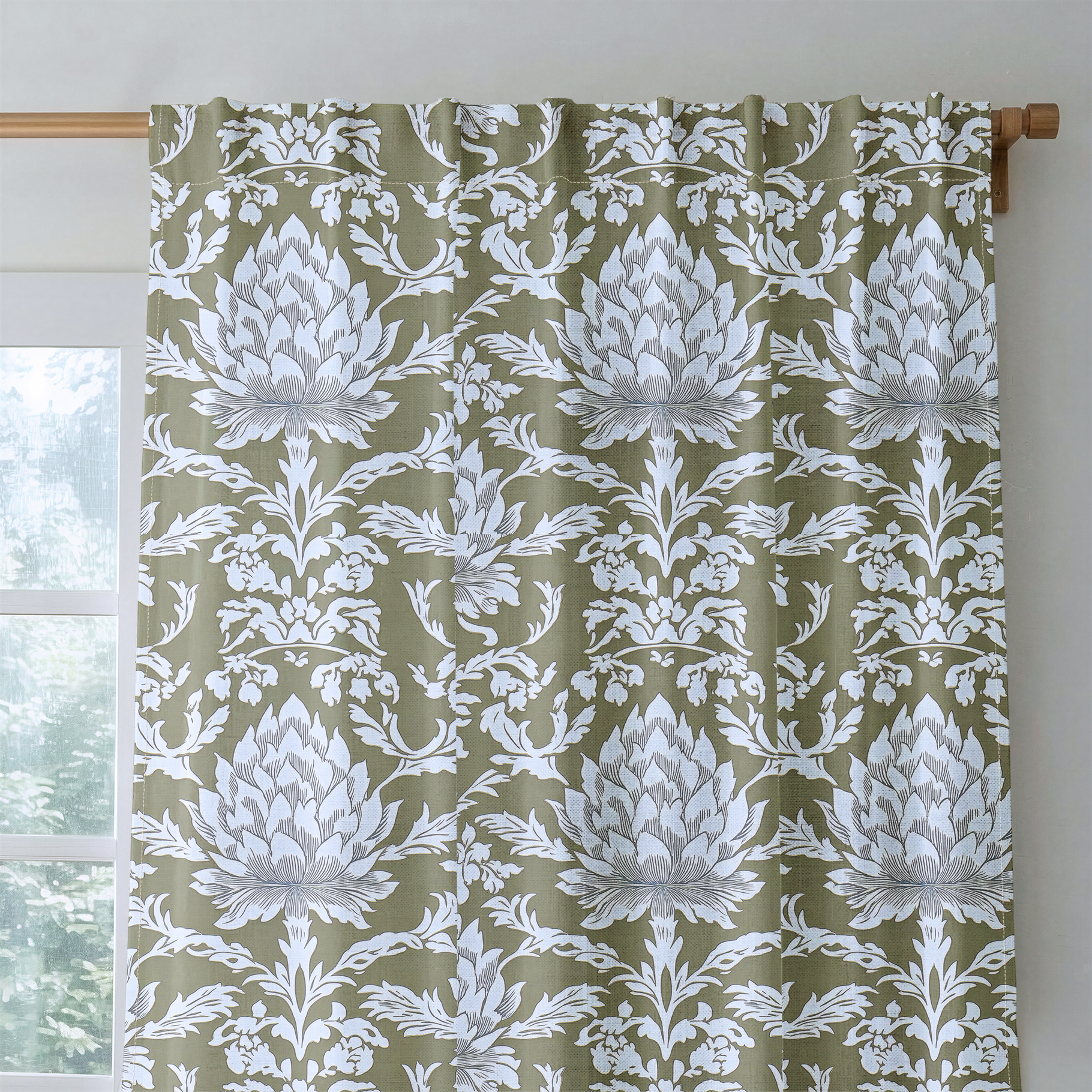 Olive Fancy - Drapery — rod