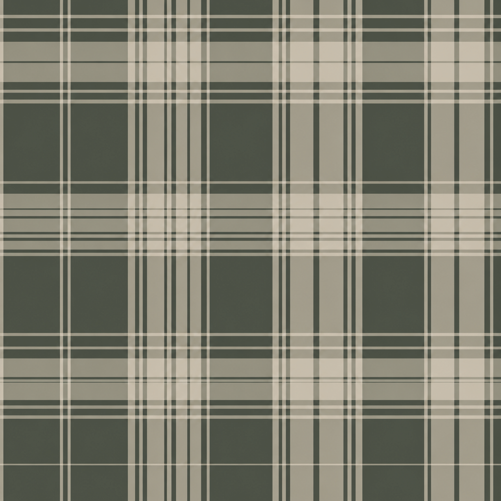 Fog & Found Forest Plaid Wallpaper