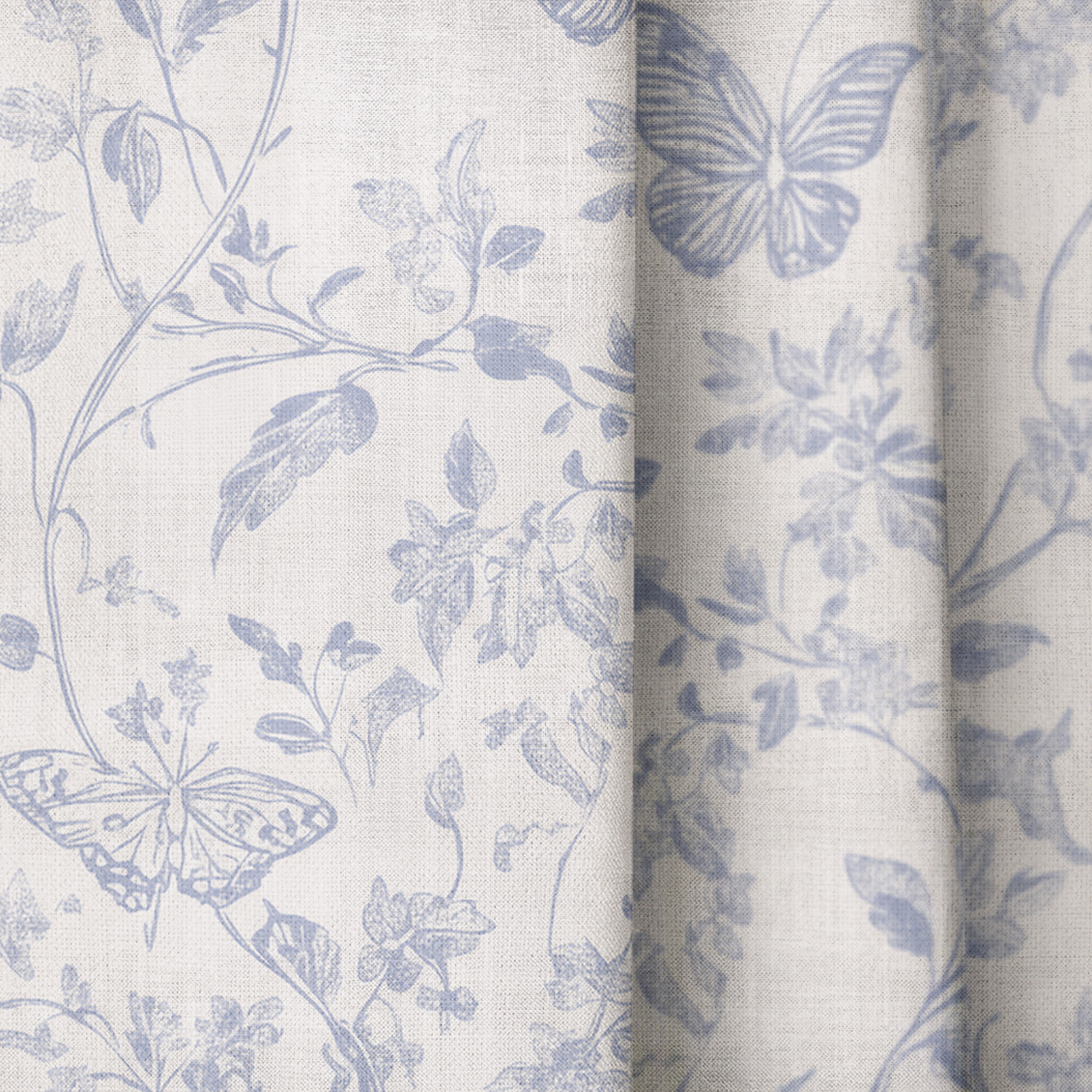 Germantown Blue - Drapery — close up
