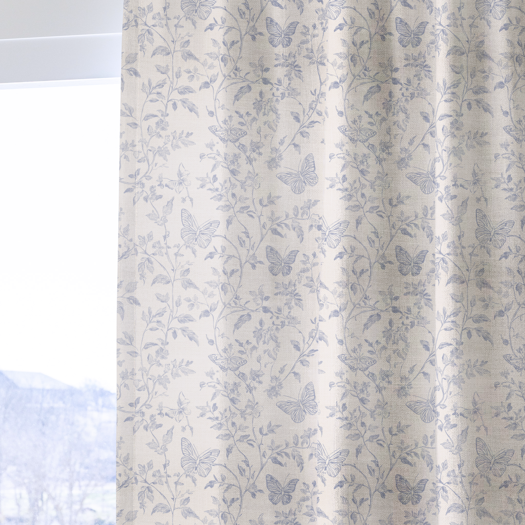 Germantown Blue - Drapery — one panel